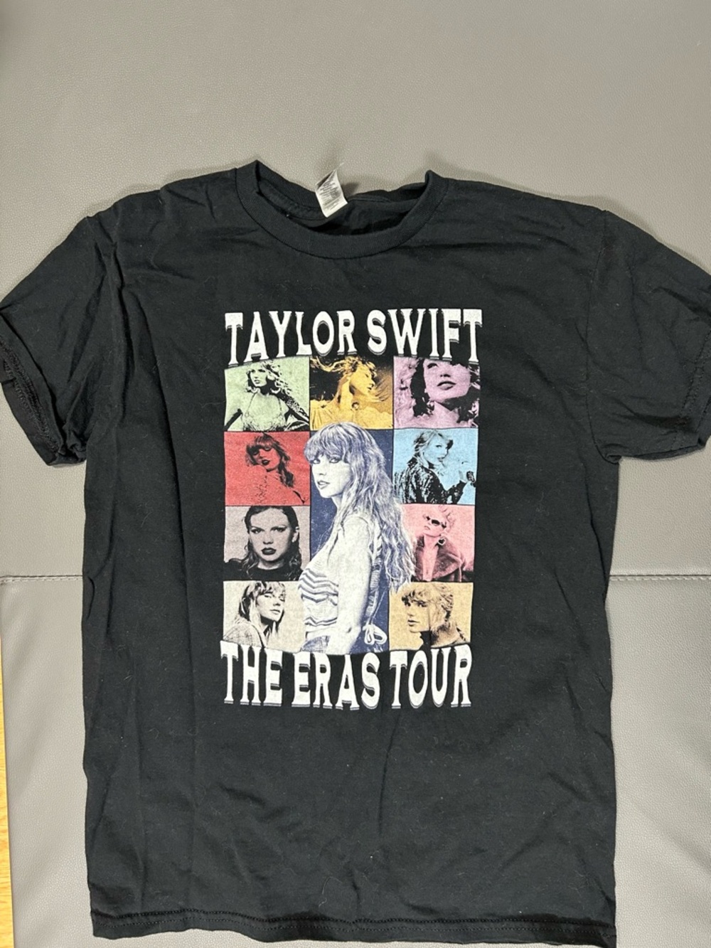 Small Taylor Swift The Eras Tour Black Graphic Tee